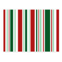 Mixed Red, Green, White Stripes
