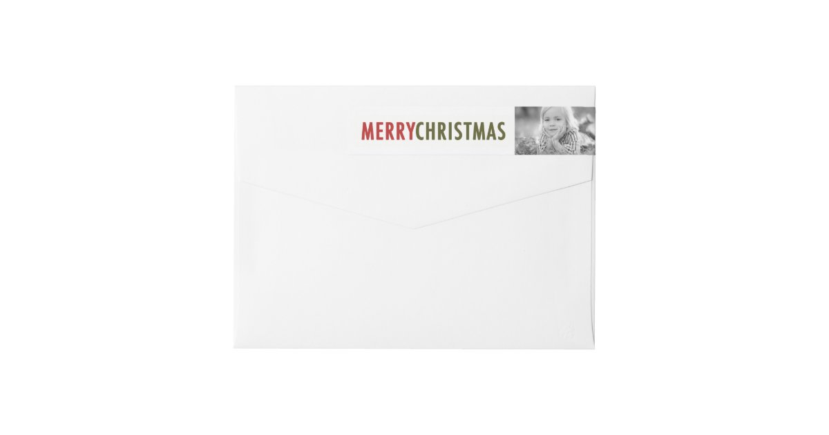 MODERN CHRISTMAS | RED HOLIDAY PHOTO WRAP ...