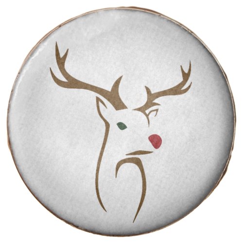 Modern Christmas Reindeer Ornament Chocolate Covered Oreo