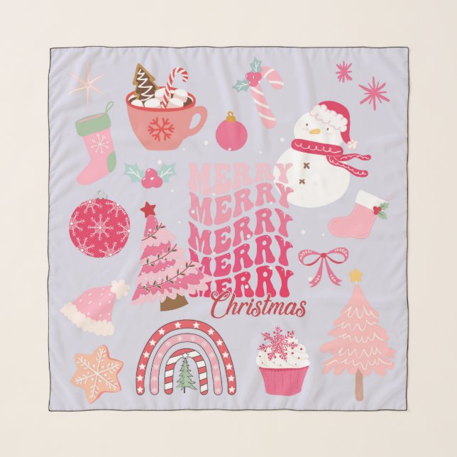 Modern Christmas Scarf (Front)