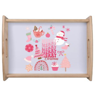 Modern Christmas Serving Tray