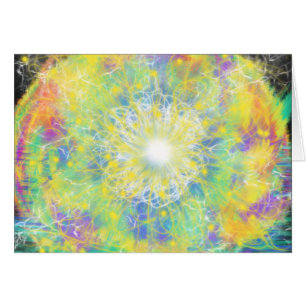 Modern Christmas star abstract watercolor  Cards