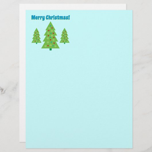 Modern Christmas Tree Art (Front/Back)