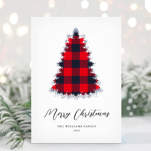 Modern Christmas Tree Holiday Card