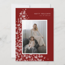 Modern Christmas Tree Made of Snowflakes