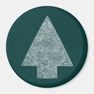 Modern Christmas Tree Magnet