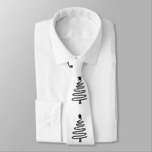 MODERN CHRISTMAS TREE  NECK TIE