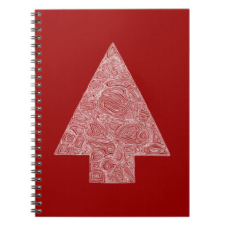 Modern Christmas Tree Notebook