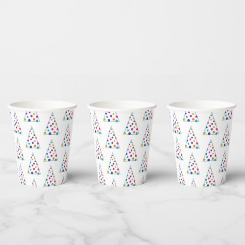 Modern Christmas Tree Paper Cups