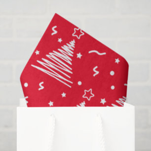 Modern Christmas Trees Wrapping Paper