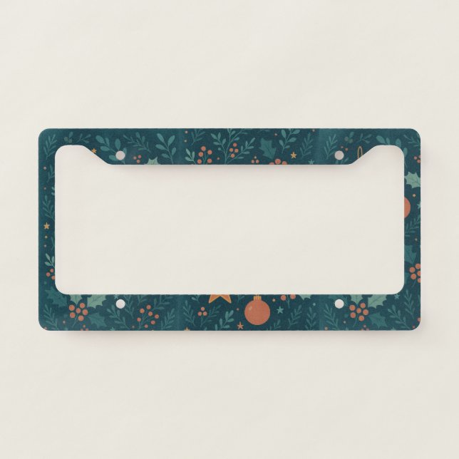 Modern Christmas Trendy 2026 License Plate Frame  (Front)