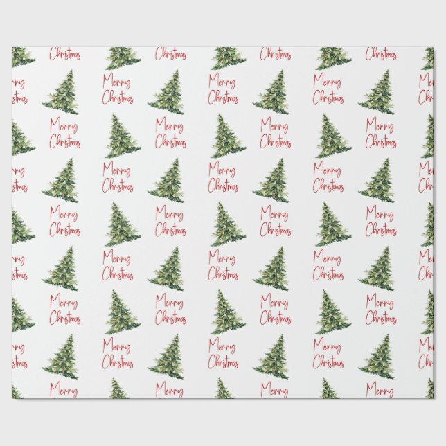Modern Christmas Wrapping Paper (Seam)