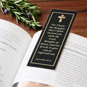 Modern Church Black Bible Verse Bookmarks