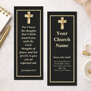Modern Church Black Bible Verse Bookmarks