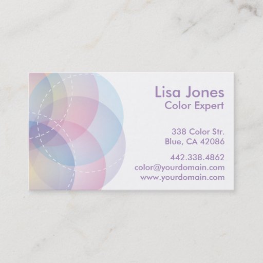 Customizable Modern Circle business card