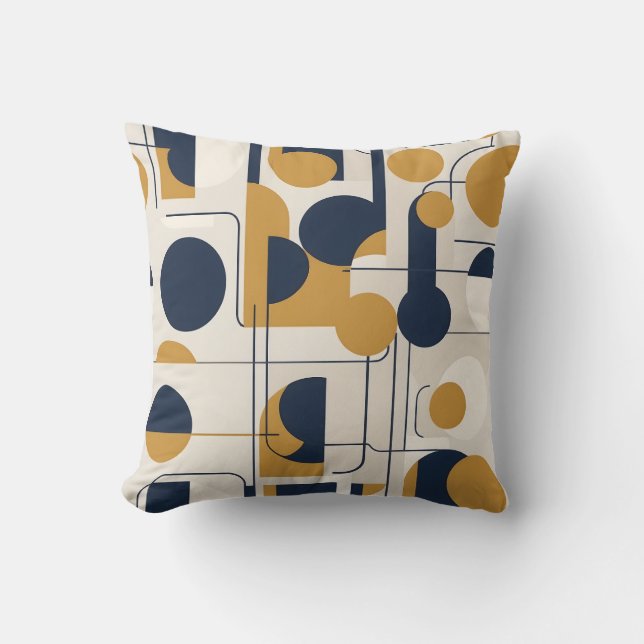 Modern Circle Harmony Cushion (Front)