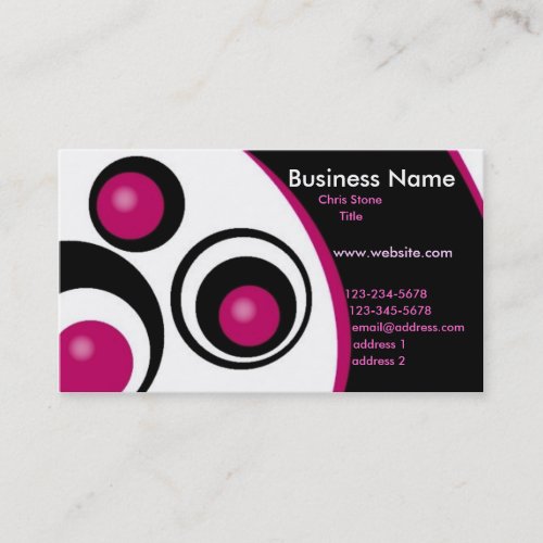 Modern Circles Business Card