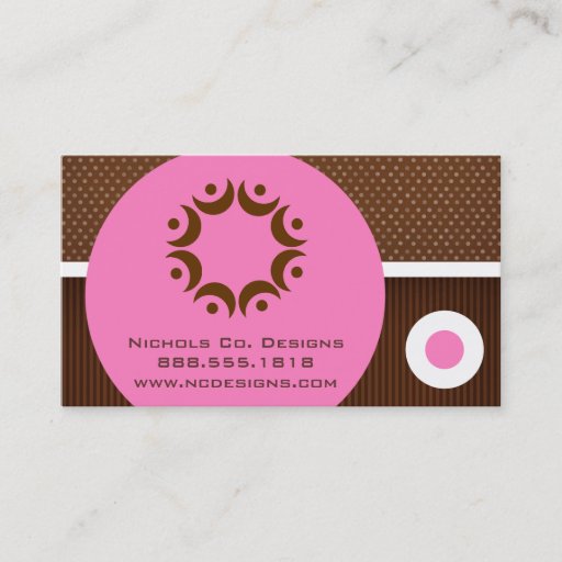 Customizable Modern Circles Business Cards