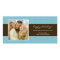 Modern Circles Holiday Photo Card - Turquoise
