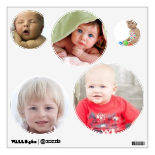 Modern Circles Your Photos Wall Decal