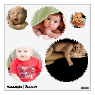 Modern Circles Your Photos Wall Decal