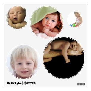 Modern Circles Your Photos Wall Decal