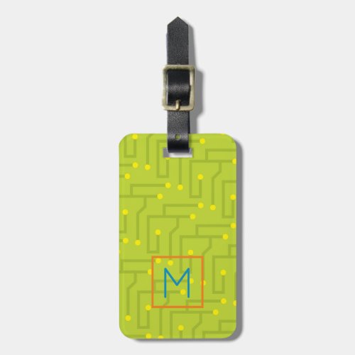 Modern Circuit Board Computer Tech Lover Travel Luggage Tag