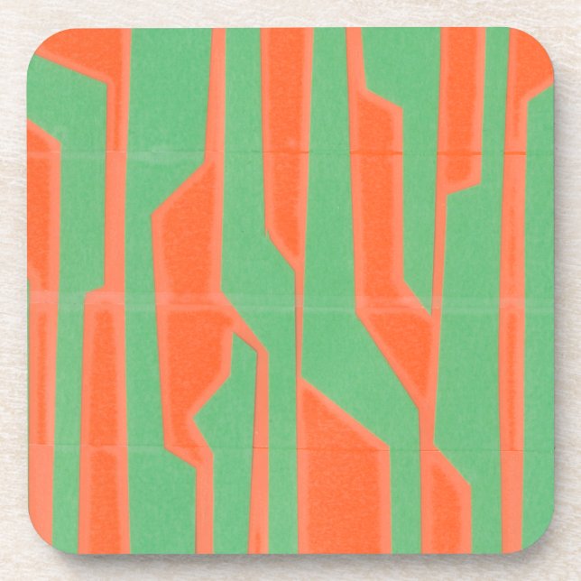 Modern Circuit I Beverage Coaster (Front)