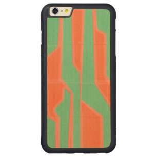 Modern Circuit I Carved Maple iPhone 6 Plus Bumper Case