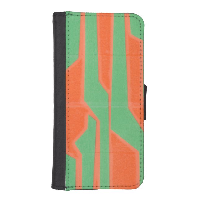 Modern Circuit I iPhone Wallet Case (Front)