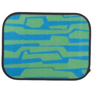 Modern Circuit V Car Mat