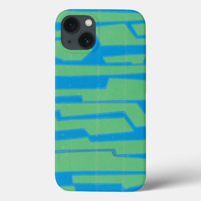 Modern Circuit V Case-Mate iPhone Case (Back)