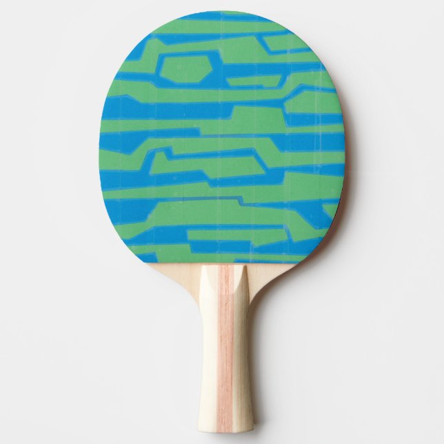 Modern Circuit V Ping-Pong Paddle (Front)