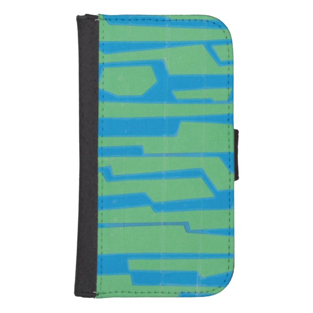 Modern Circuit V Samsung Galaxy Wallet Case (Front)