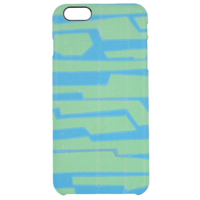 Modern Circuit V Uncommon iPhone Case (Back)