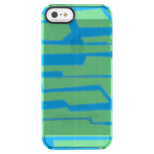 Modern Circuit V Clear iPhone SE/5/5s Case
