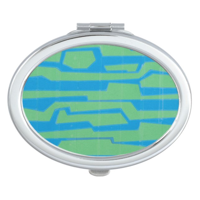 Modern Circuit V Vanity Mirror (Front)