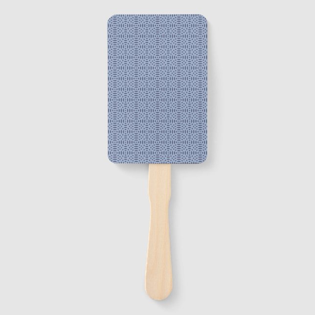 Modern Circular Shapes Seamless Pattern Hand Fan (Front)