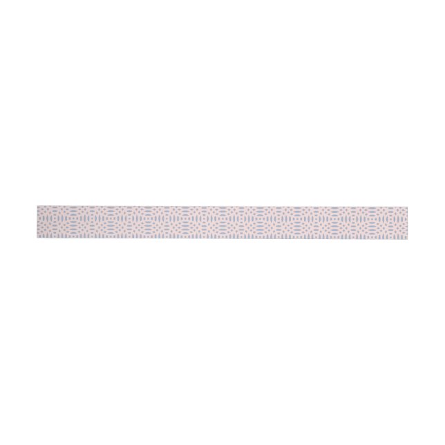 Modern Circular Shapes Seamless Pattern Wrap Around Label (Individual)