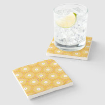 Modern Circular Yellow Geometric Pattern