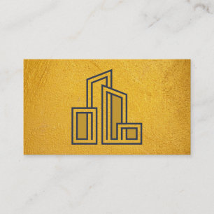 Modern City Building Logo Business Card