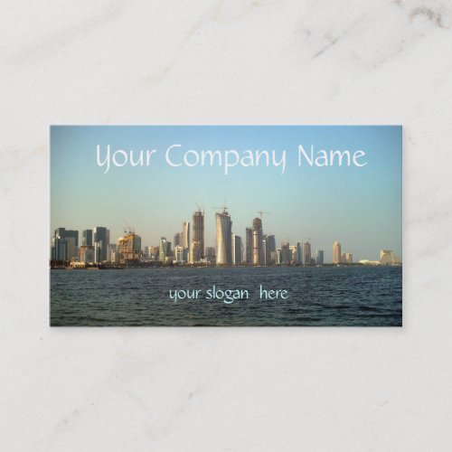 Modern Cityscape Business Card Template