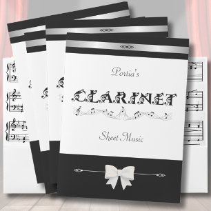 Modern Clarinetist Sheet Music Folder Set 5 Pack