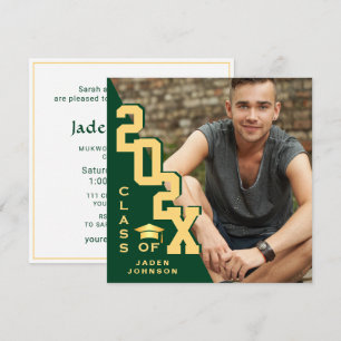 Modern Class of 2026 Grad PHOTO Graduation Party Invitation