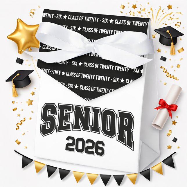 Modern Class of Twenty Twenty‑Six Typography Favor Boxes (Creator Uploaded)