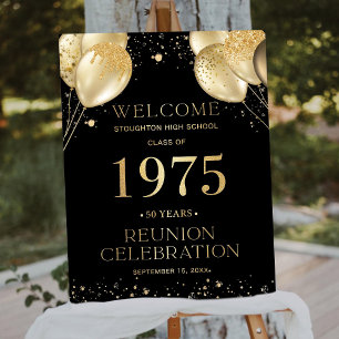 Modern Class Reunion Welcome Sign, Any class any Foam Board