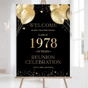 Modern Class Reunion Welcome Sign, Any class any Foam Board