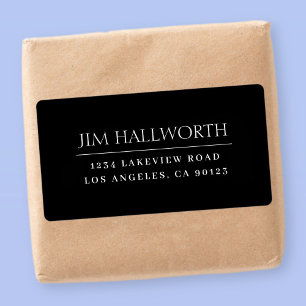 Modern Classic Black & White Label