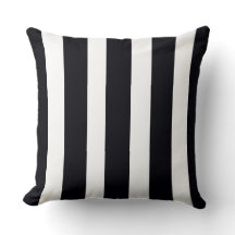 Modern Classic Chic Black And White Striped