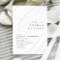Modern Classic Elegance Calligraphy Bridal Shower